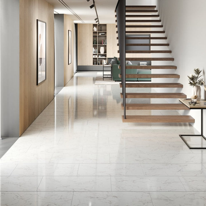 Carrara Marble White Gloss