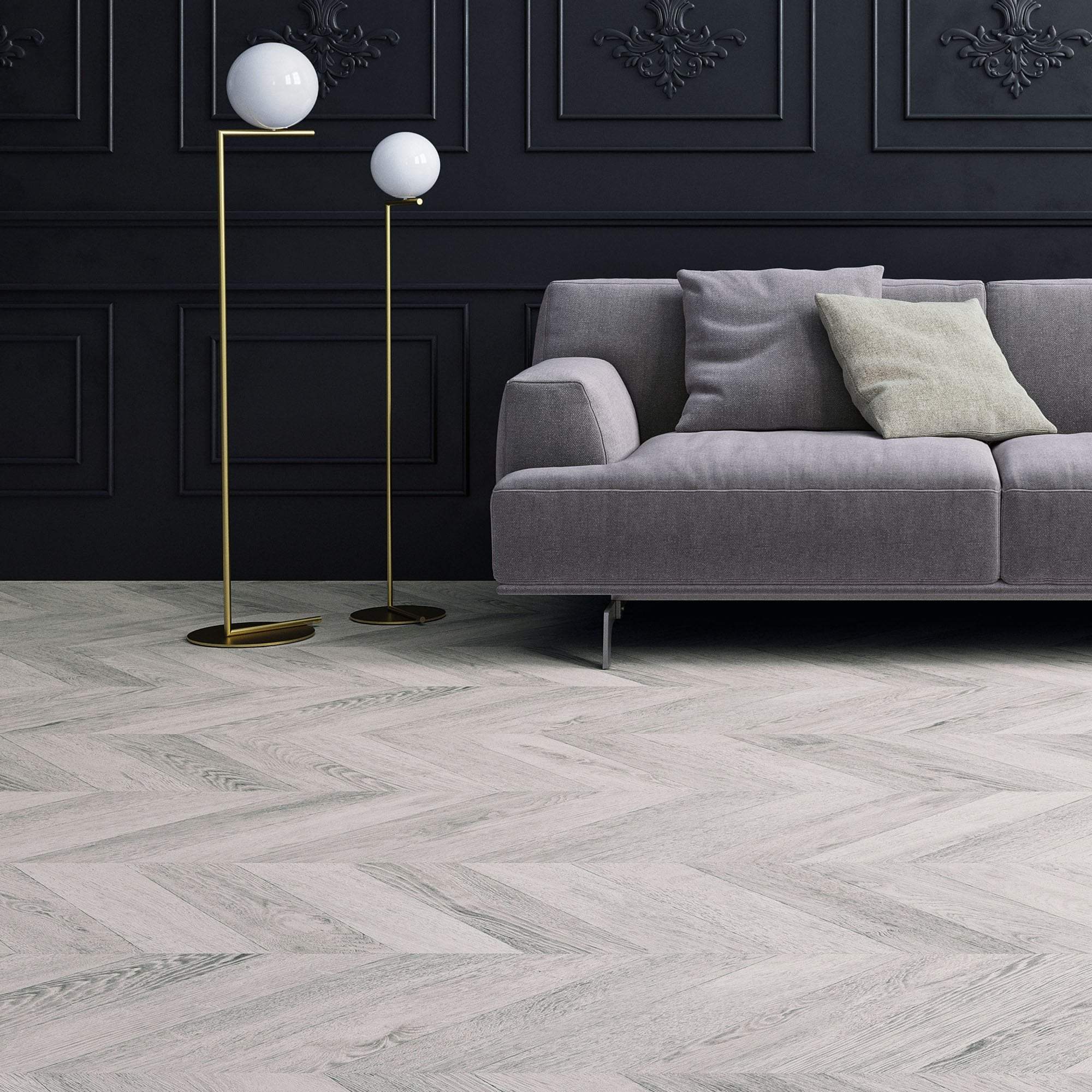 Light Grey Chevron