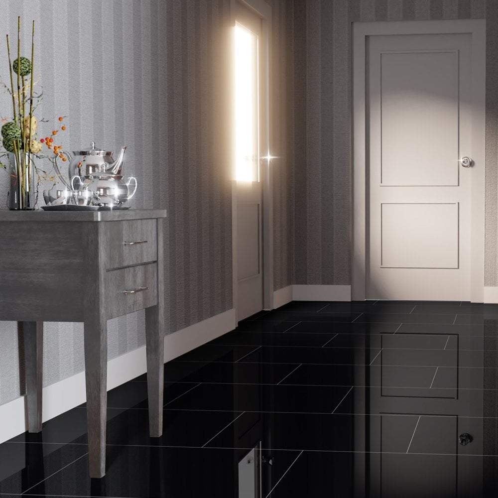 Black High Gloss Tile